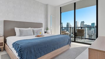 Premium-Apartment, Balkon, Stadtblick | Blick von der Unterkunft
