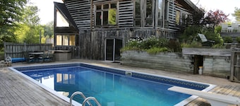 Forest View Chalet Unit with Hot Tub and Seasonal Salt Water Pool