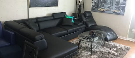 Smart TV, video games, DVD player, books