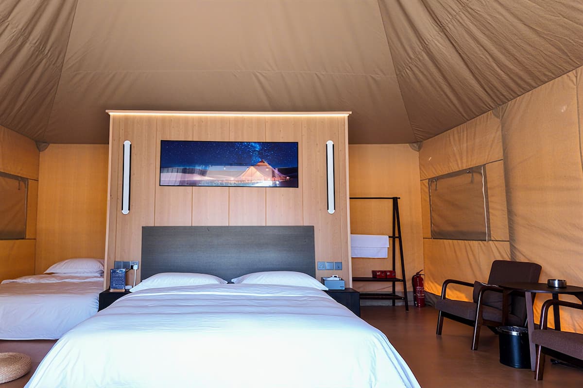 Eenpersoonskamer, privébadkamer, uitzicht op de woestijn | Lakens van Egyptisch katoen, luxe beddengoed, donzen dekbedden