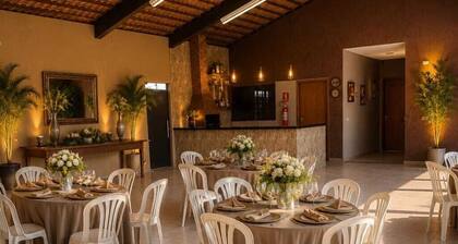 Party venue with bedrooms, swimming pools, TV and Wi-Fi.