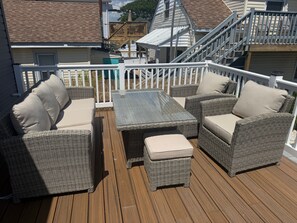 Outdoor dining - New! Tidal Escape - Beach & Boardwalk at Your Door (Seaside Park)