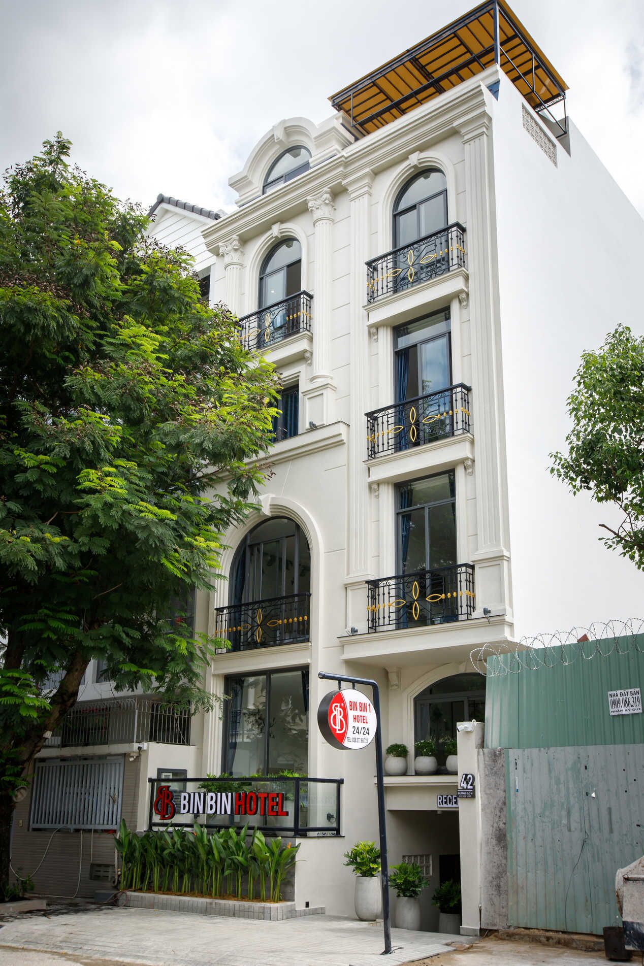 Façade de l’hébergement