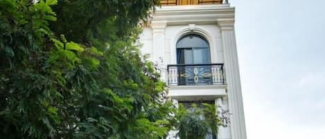 Fassade der Unterkunft