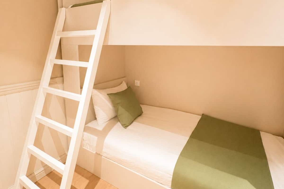 Habitació amb dos llits individuals bàsica | Planxa i posts de planxar, wifi gratuïta i roba de llit 