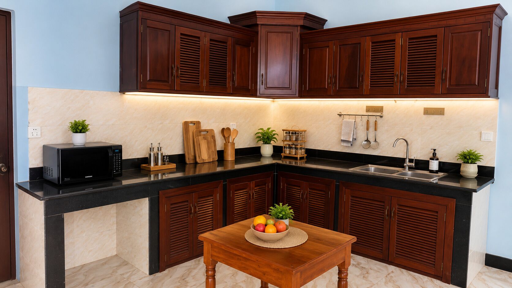 Standard Villa, Garden View | Private kitchen