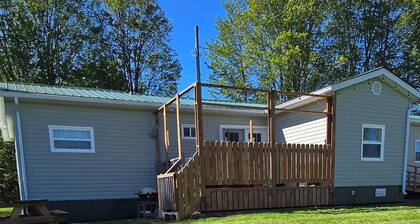 The Green Canoe Guest House. Family Friendly. Pet Friendly. Country Living.