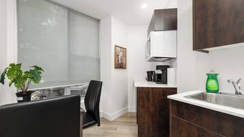 Desk, iron/ironing board (on request), WiFi (free), bed sheets