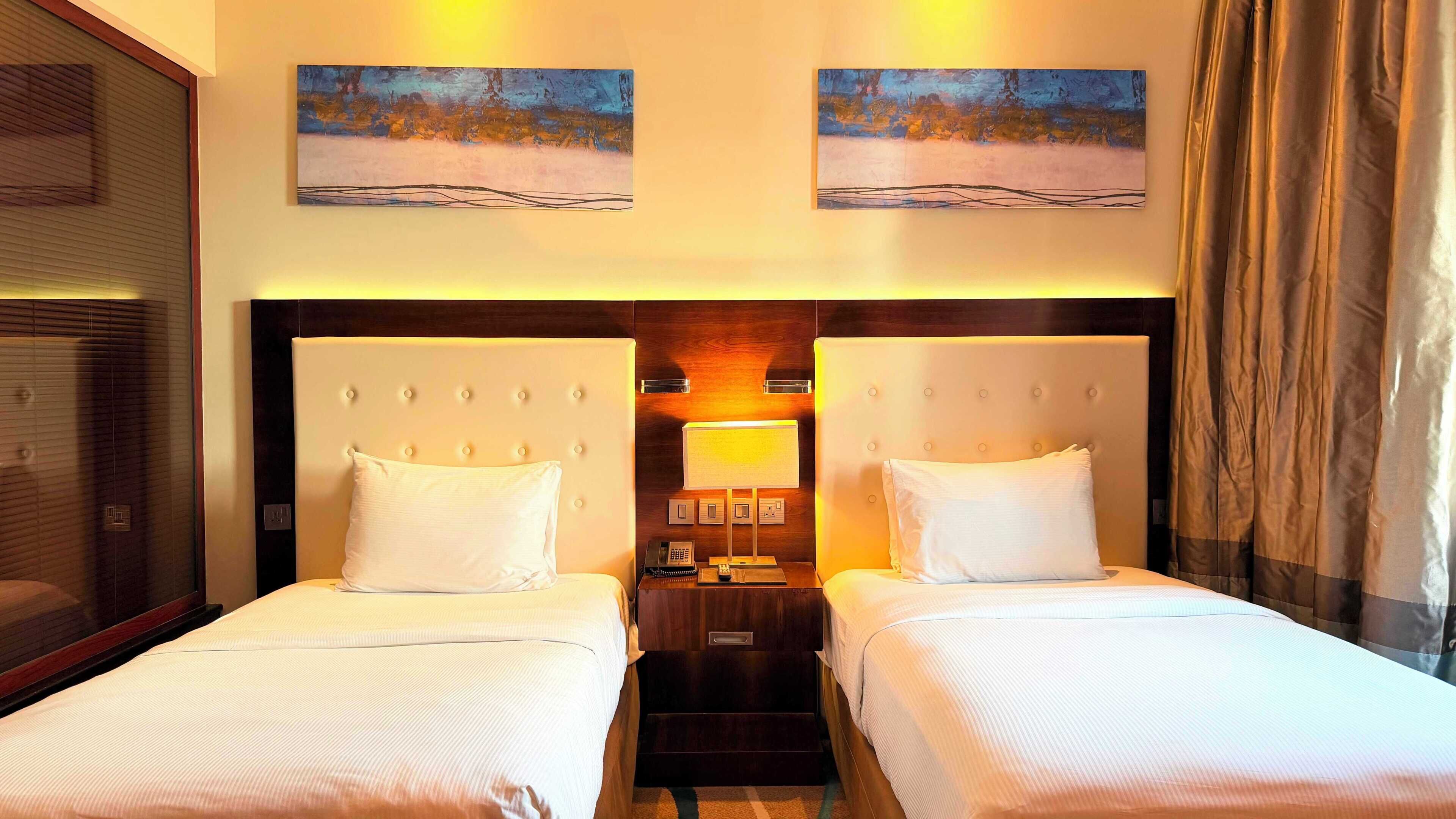 Deluxe Twin Room | Minibar, desk, iron/ironing board, free WiFi