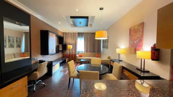 Standard Apartment, 1 Bedroom | Minibar, desk, iron/ironing board, free WiFi