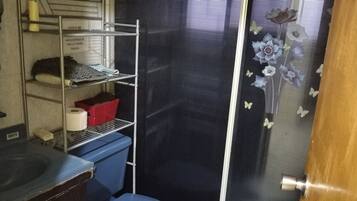 Towels, soap, toilet paper