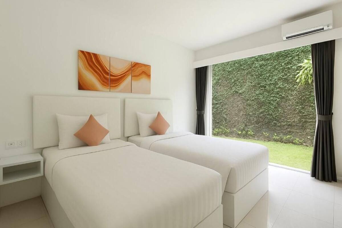 Kamar Twin Superior | Brankas, kedap suara, dan setrika/meja setrika
