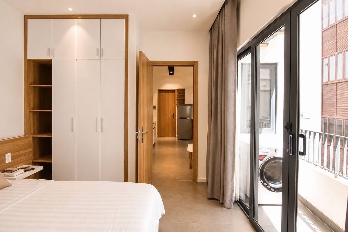Standard-Apartment, 1 Schlafzimmer | Italienische Bettbezüge von Frette, hochwertige Bettwaren