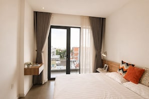 Luxury-Apartment, 1 Schlafzimmer, Stadtblick | Ausblick vom Zimmer