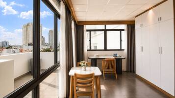 Luxury Apartment, 1 Bedroom, City View | View from room