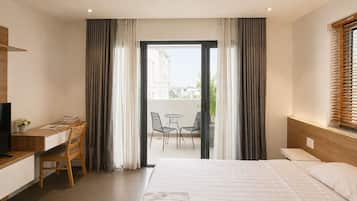 Luxe appartement, 1 slaapkamer, uitzicht op stad | Kameruitzicht