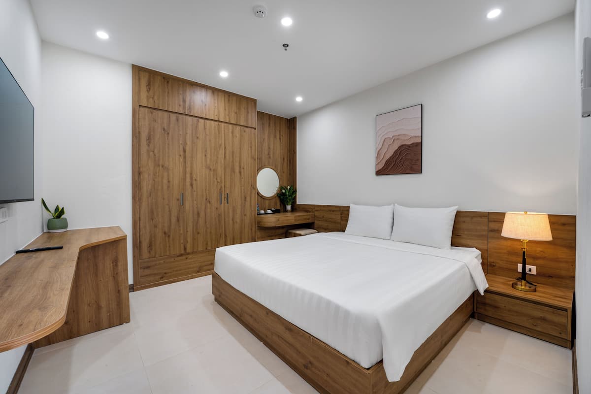 Habitación doble superior | Minibar, escritorio y espacio para trabajar con laptop