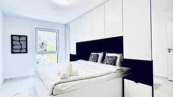 Desk, iron/ironing board, free WiFi, bed sheets