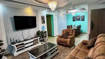 Superior Apartment, Private Pool | Living area