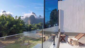 Luxury Double Room, Hill View | View from room
