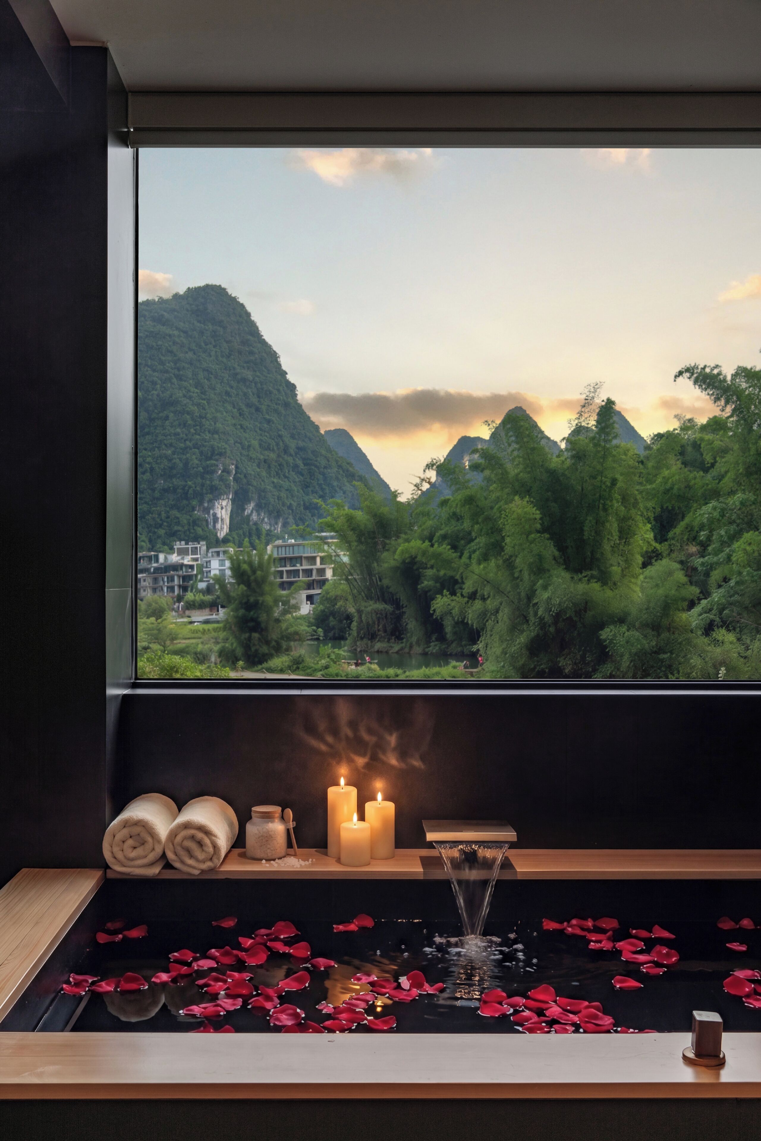 Superior Twin Room, River View | Bathroom | Separate bathtub and shower, free toiletries, hair dryer, bathrobes