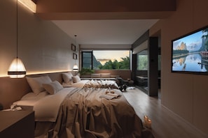 Premium bedding, memory-foam beds, free minibar, individually decorated - Qixi Meidi Yangshuo's Living Water (Guilin)