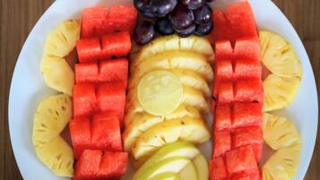 Frokostbuffé er inkludert hver dag