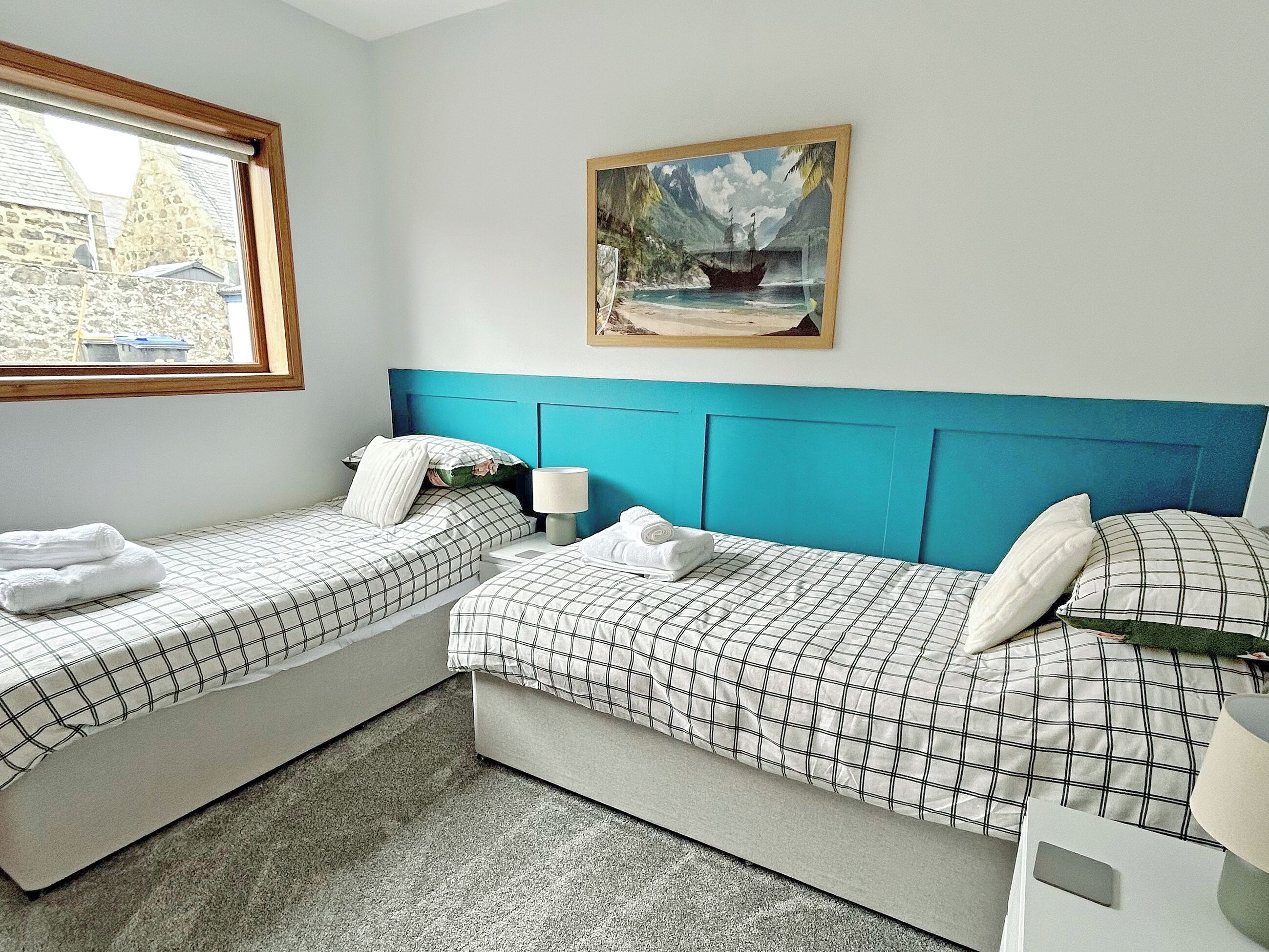 Bedroom 3 - two single beds | Broadsea Cottage, Fraserburgh