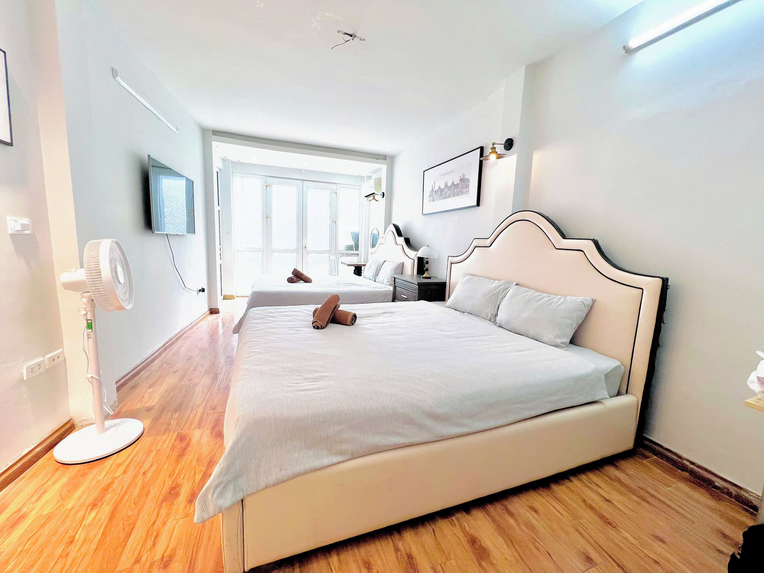Family Quadruple Room, Non Smoking, Balcony | Desk, iron/ironing board, free WiFi