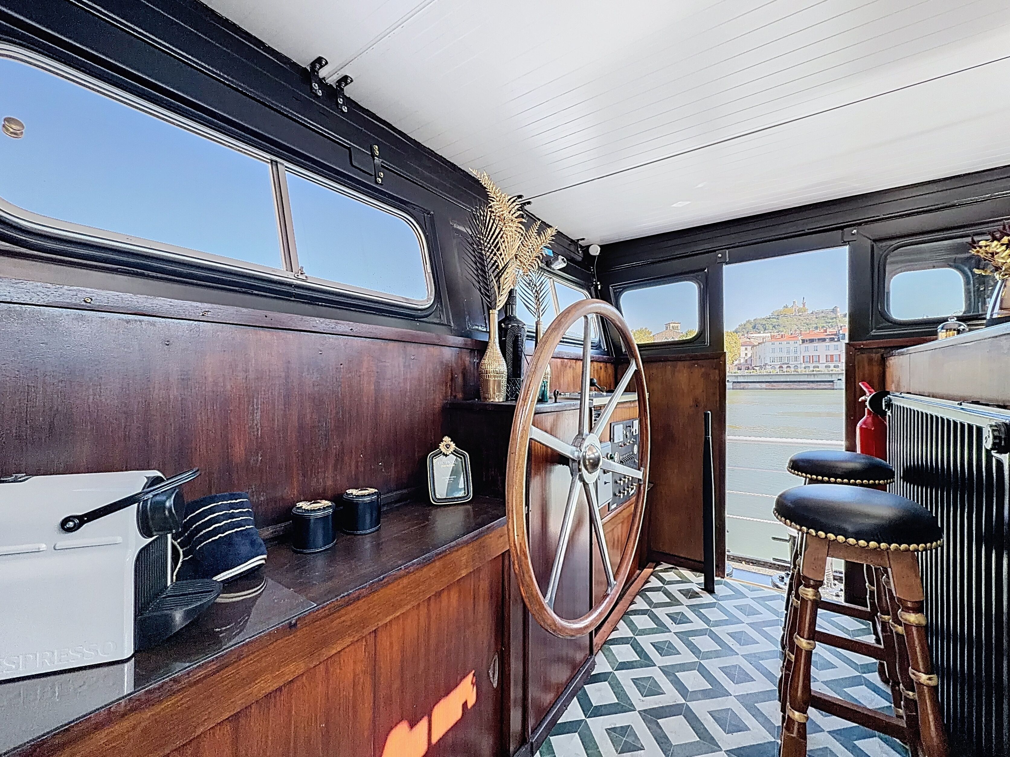 Uitzicht vanuit accommodatie