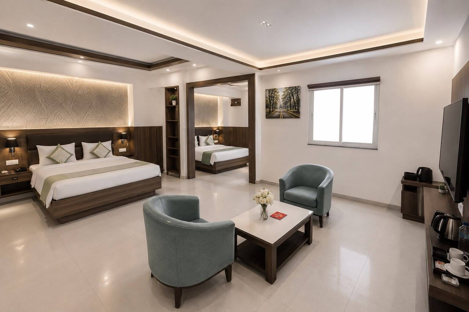 Family Apartment, City View