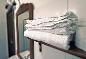 Bathroom - 'Beccaccia' Room with Wi-Fi and Air Conditioning (Taglio di Po)