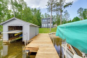 Exterior - Lakefront Northwoods Cabin w/ Shared Dock & Views! (Tower)