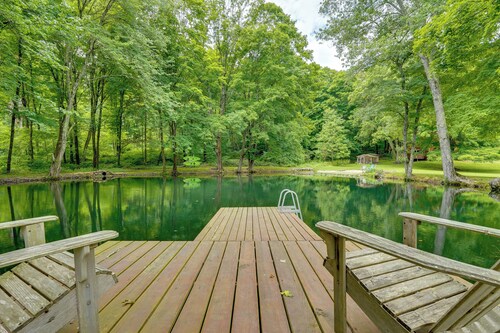 Guest House w/ Private Pond & Dock in Southbury!