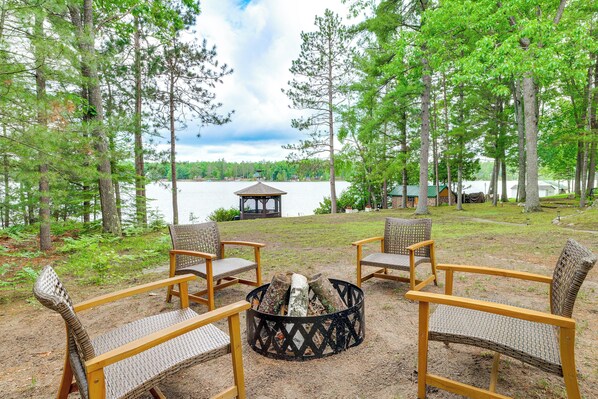 Property grounds - Waterfront Tee Lake Cabin: Dock, Fire Pit + More! (Lewiston)