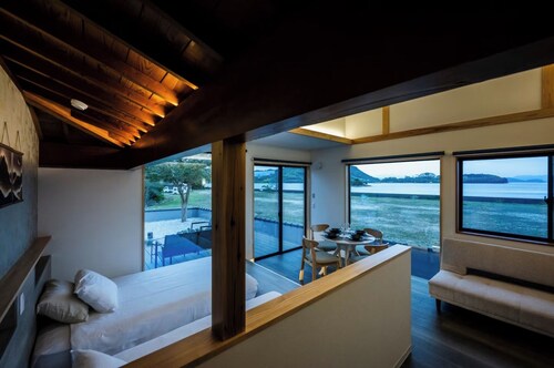 Ocean view with a sauna made entirely of cypress w / Higashisonogi District Nagasaki