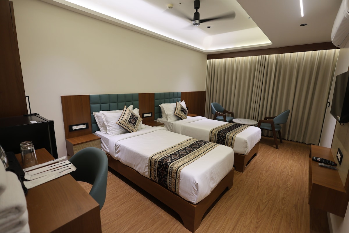  Superior Twin Room   | Työpöytä, kannettavalle tietokoneelle sopiva työtila, ilmainen Wi-Fi