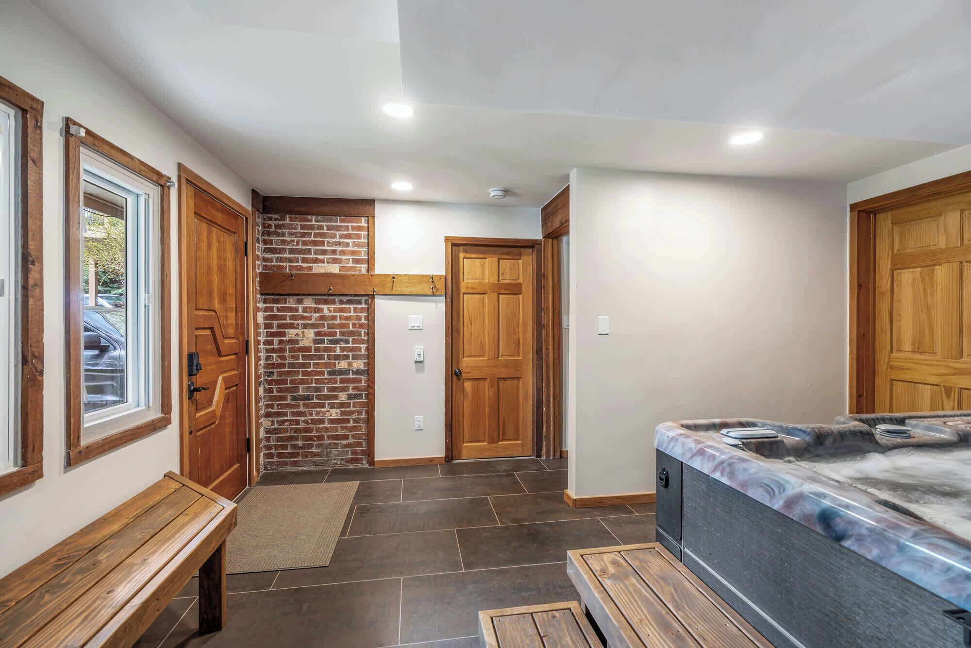 Bain à remous intérieur