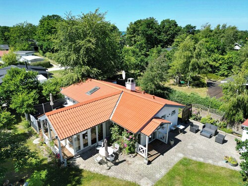 Retro home with three terraces near the beach
