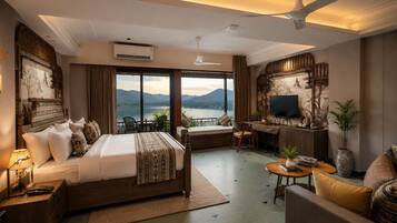 Premium bedding, memory-foam beds, desk, free WiFi