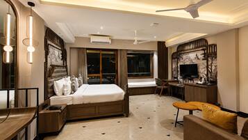 Premium bedding, memory-foam beds, desk, free WiFi