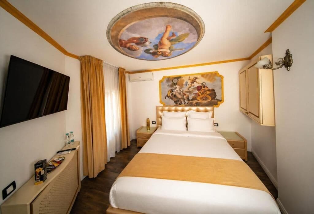 Standard Double Room, Courtyard View | Blackout drapes, soundproofing, free WiFi