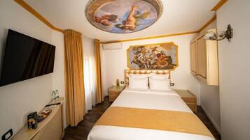 Standard Double Room, Courtyard View | Blackout drapes, soundproofing, free WiFi