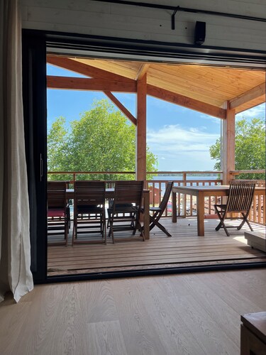 New Wooden Villa on the Lakefront