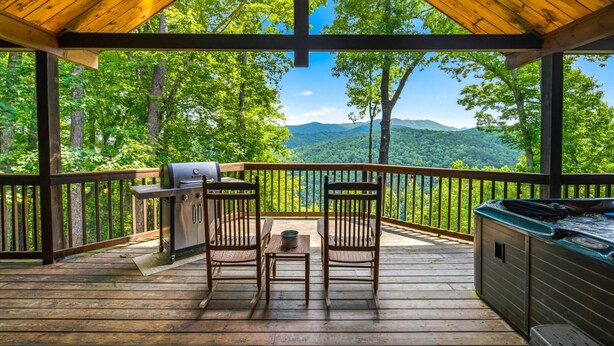 小屋, 多張床, 山景 (Riversong Retreat) | 客房景觀