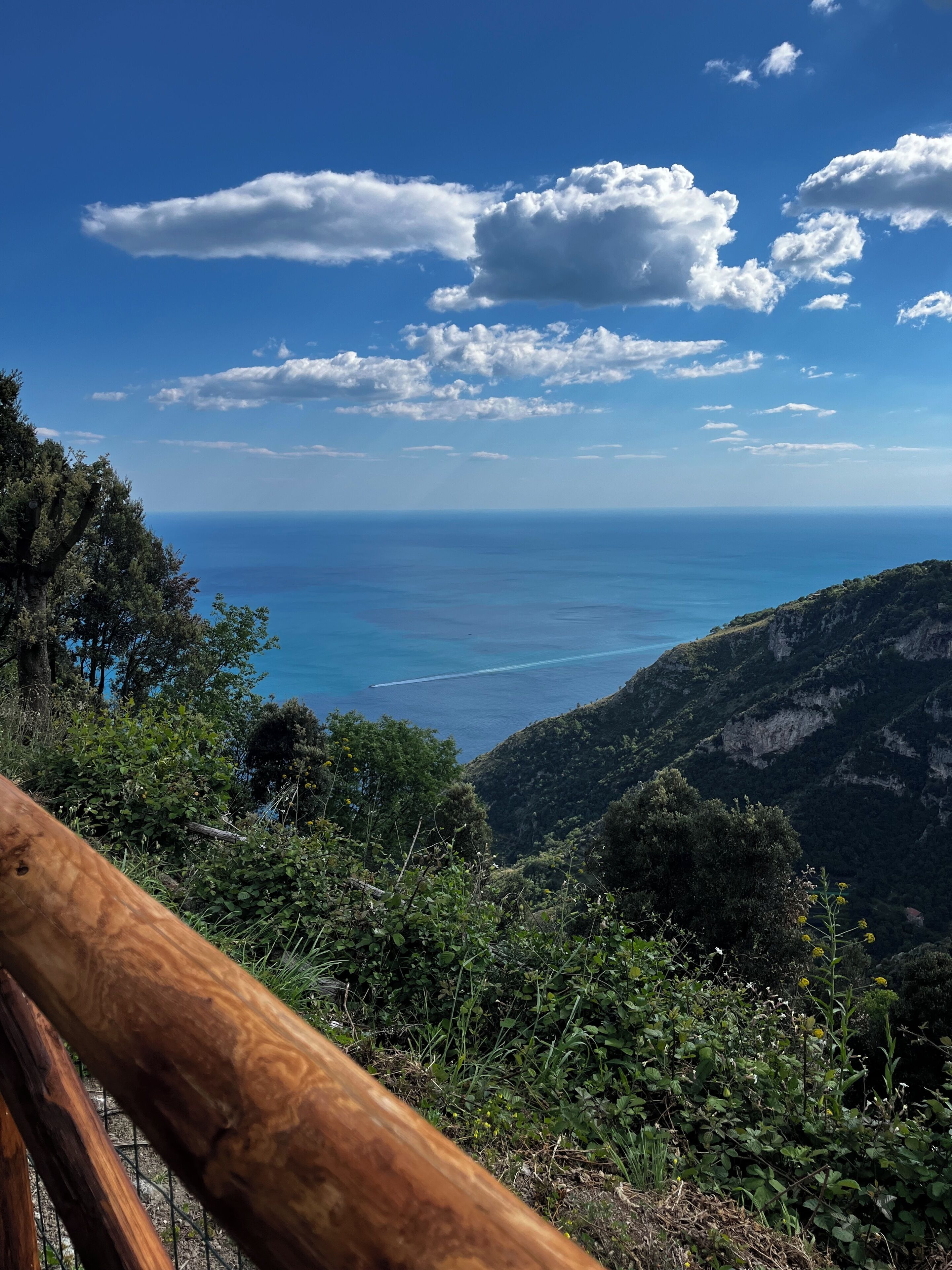 Blick von der Unterkunft