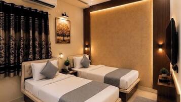 Premium bedding, down duvets, pillow-top beds, free minibar items