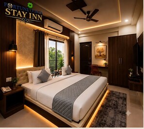Superior Single Room, City View | Premium bedding, down duvets, pillow-top beds, free minibar items - FORTUNVE VISTA STAY INN (HYDERABAD)