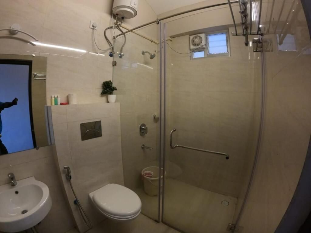 Habitación doble, vista a la montaña | Baño