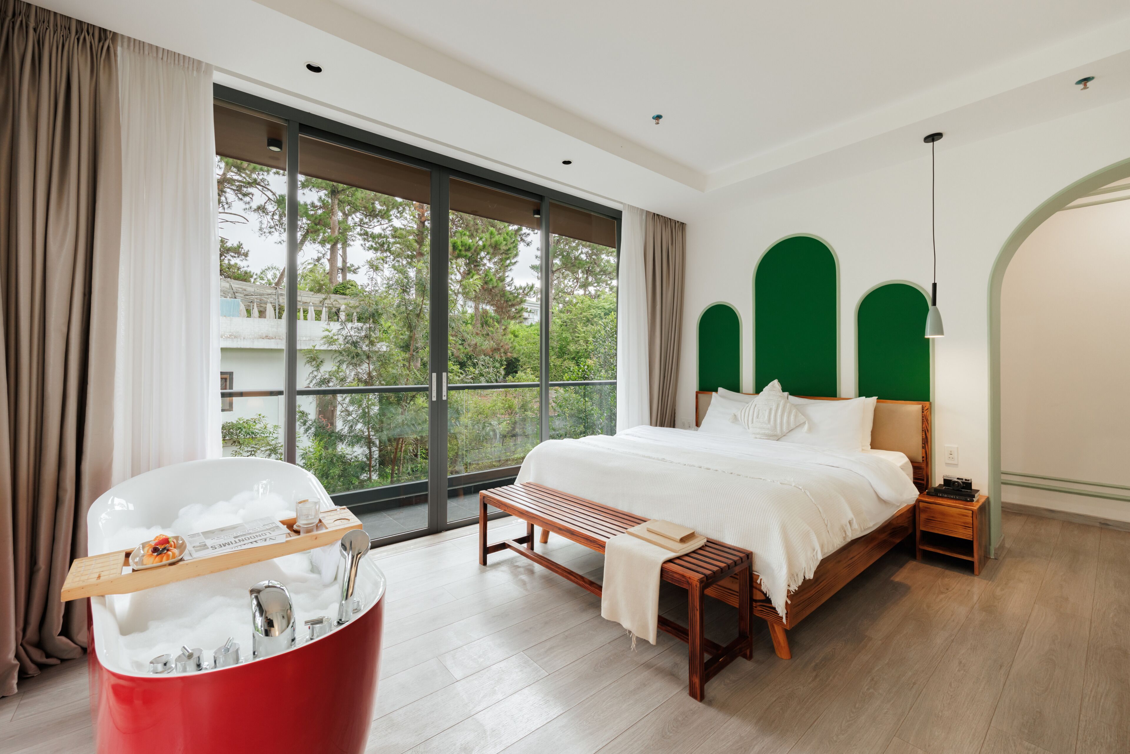 Suite Luxury, balcone, vista giardino